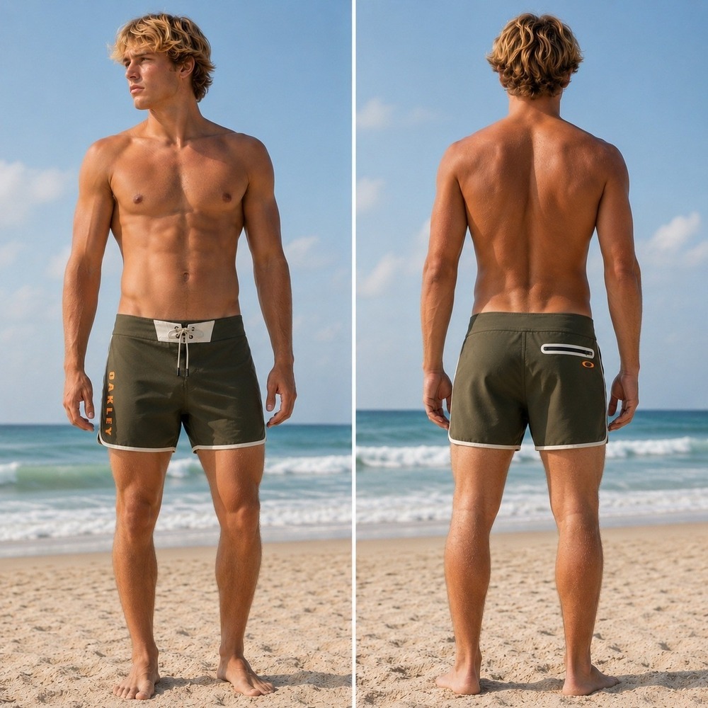 Oakley Solid Boardshort 18" Dark Brush‎ Men's 36 Waist